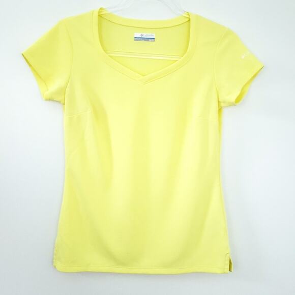 Columbia PFG Short Sleeve Shirt Outdoors Workout XS Top Athletic Bright Top - Picture 1 of 6
